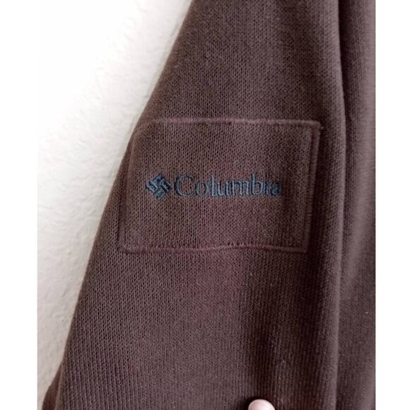 Columbia Men's Black Brown Reversible Softshell Tech Jacket L - Picture 3 of 14